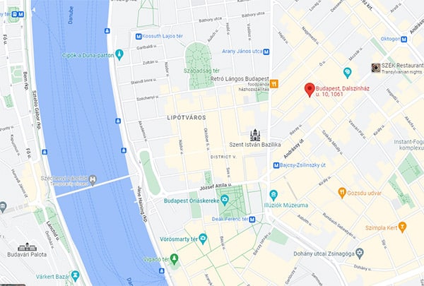 Budapest Boat Rentals - click to open Google Maps!